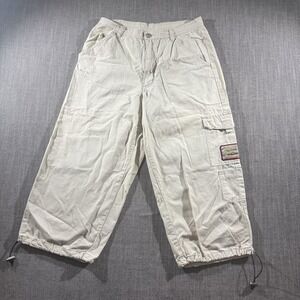 Looney Tunes Tweety Pants Youth 11/12 Beige Cargo Longboard Champion Bugs Bunny